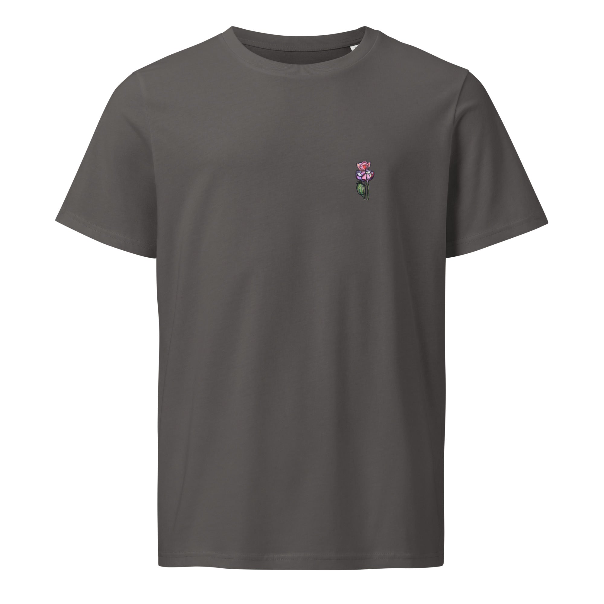 Wild One men’s t-shirt side view — mid-light organic fit, Wild Lines by Atme