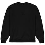 Organic cotton sweatshirt detail — woven label, ĀTME Original by Atme