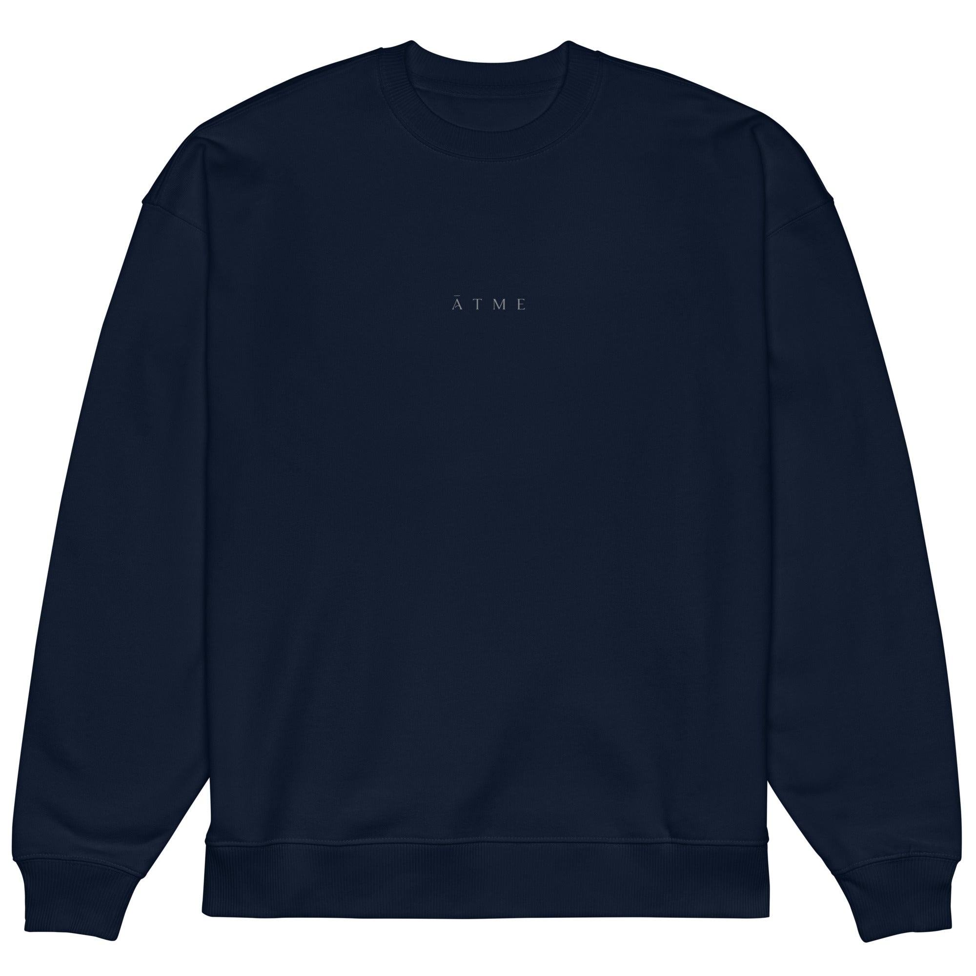 Men’s organic oversized sweatshirt — minimal design, ĀTME Original by Atme