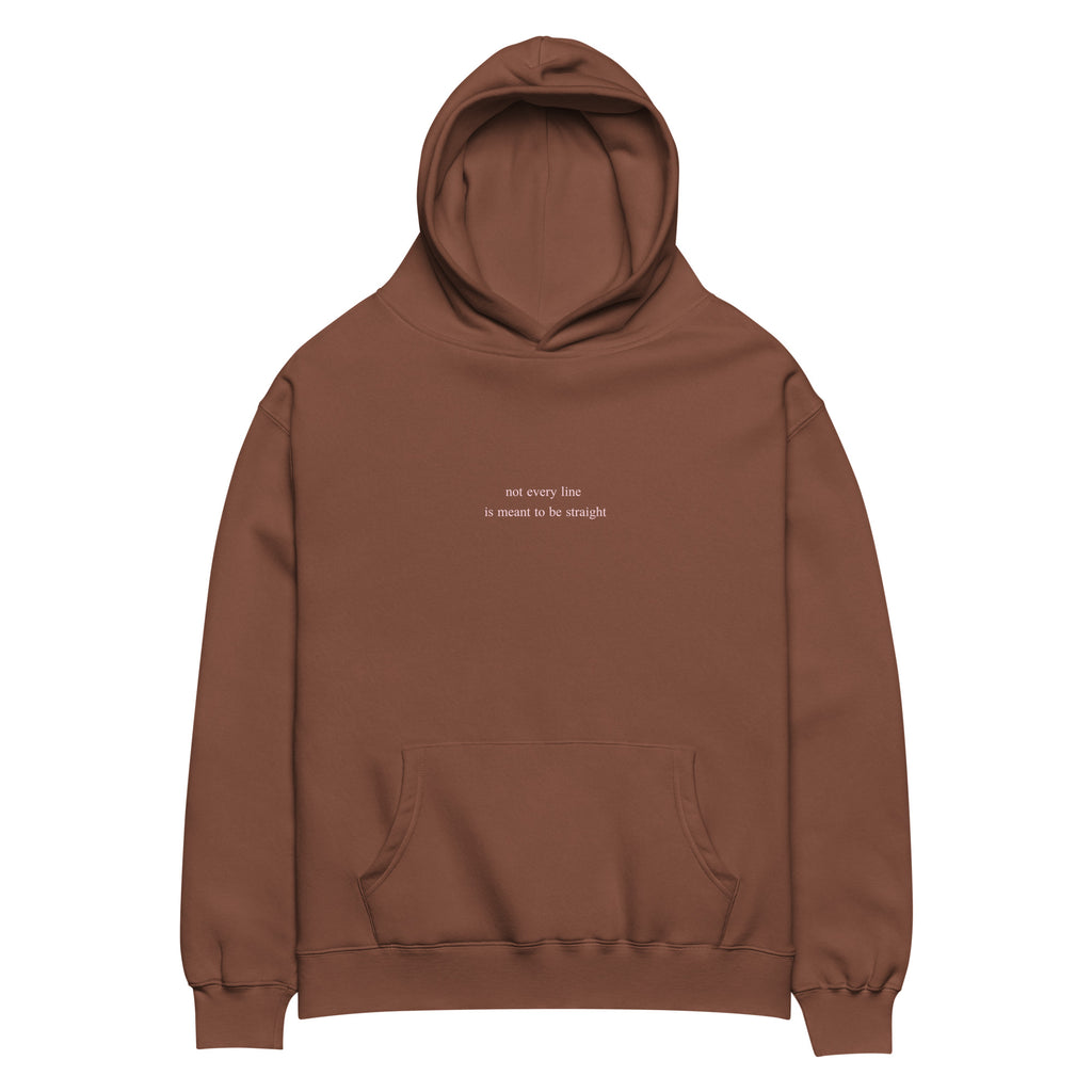 Original hand-drawn lily design on unisex hoodie — Atme Wild Lines