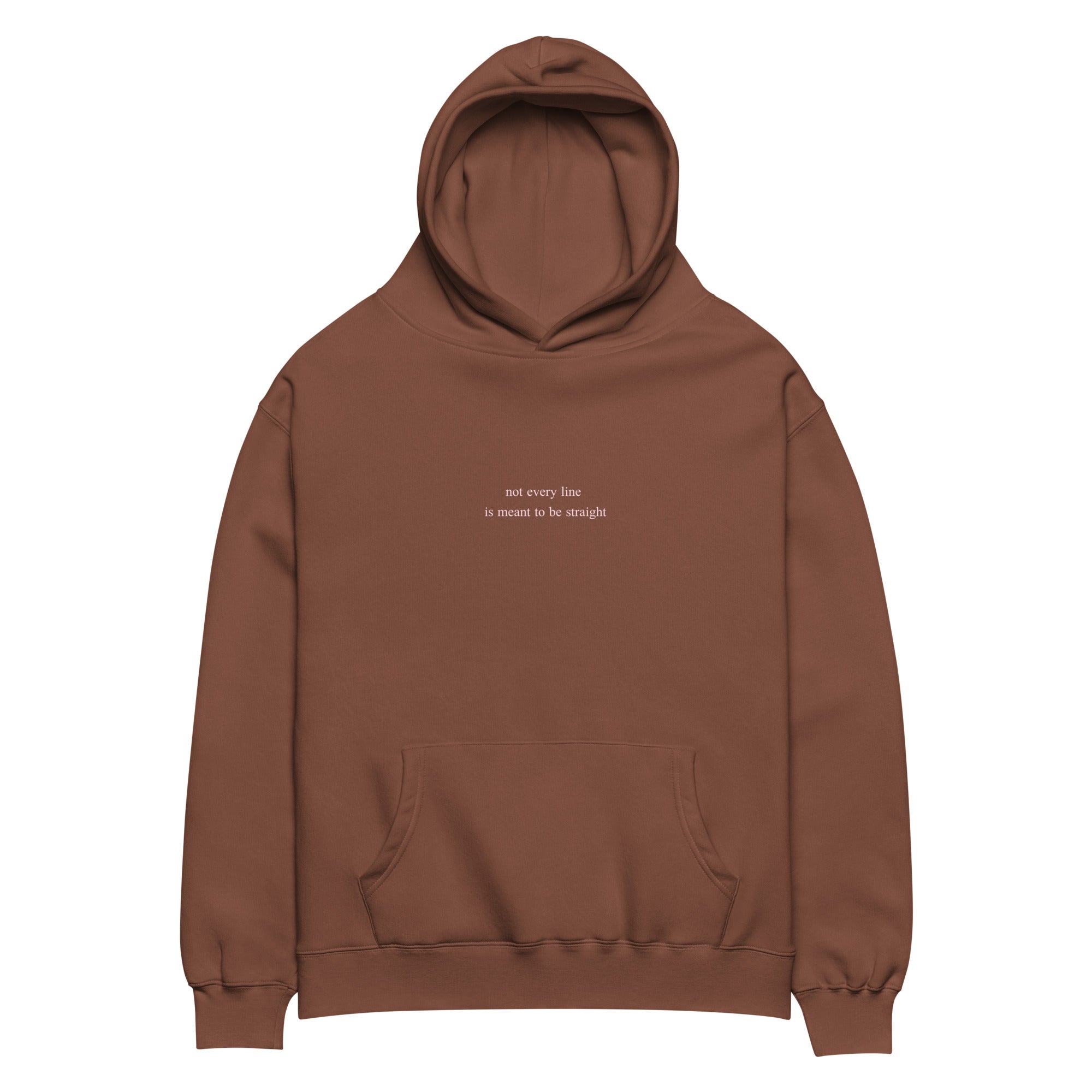 Original hand-drawn lily design on unisex hoodie — Atme Wild Lines