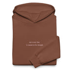 Atme Wild Lines — hand-drawn lily unisex hoodie