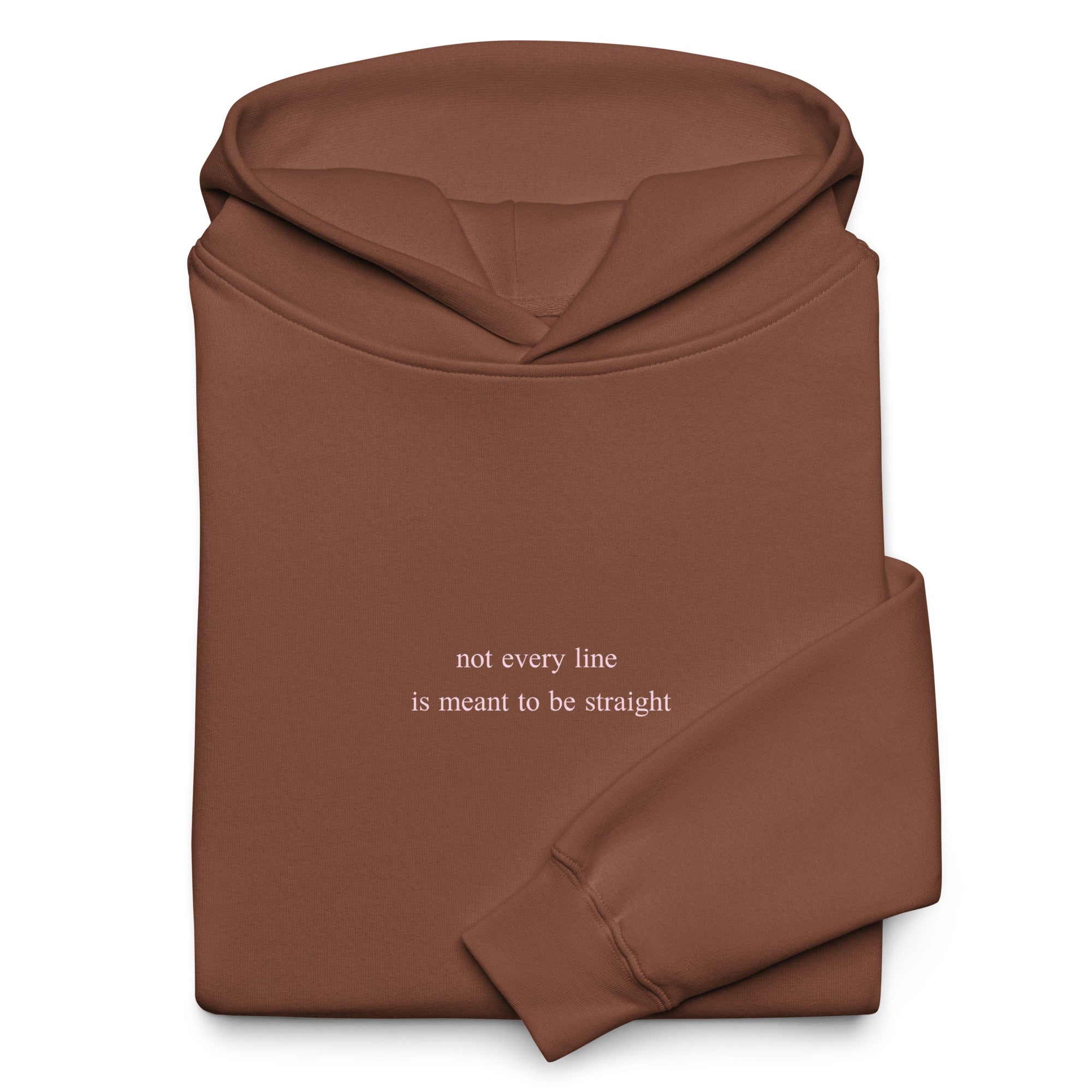 Atme Wild Lines — hand-drawn lily unisex hoodie