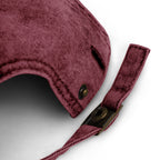 Original hand-drawn Wild Lines design on embroidered cotton twill cap — Atme Wild Lines