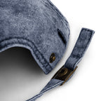 Embroidered cotton twill cap with hand-drawn Wild Lines illustration — Wild Lines collection by Atme