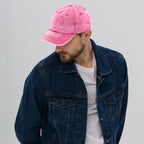 Embroidered cotton twill cap featuring original Wild Lines artwork — Atme independent art brand