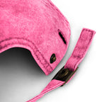 Original hand-drawn Wild Lines design on embroidered cotton twill cap — Atme Wild Lines