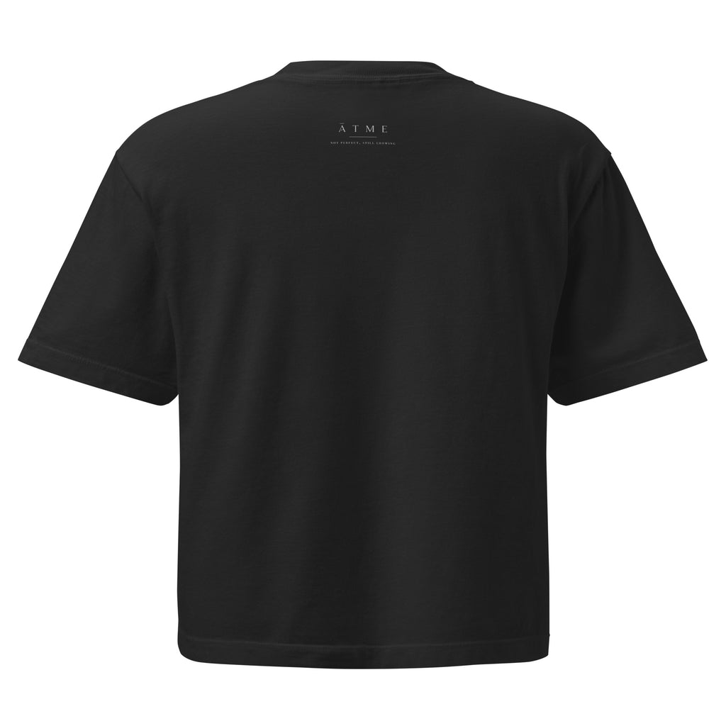 Hand-drawn Amaryllis heavyweight tee — original botanical design, Wild Lines by Atme