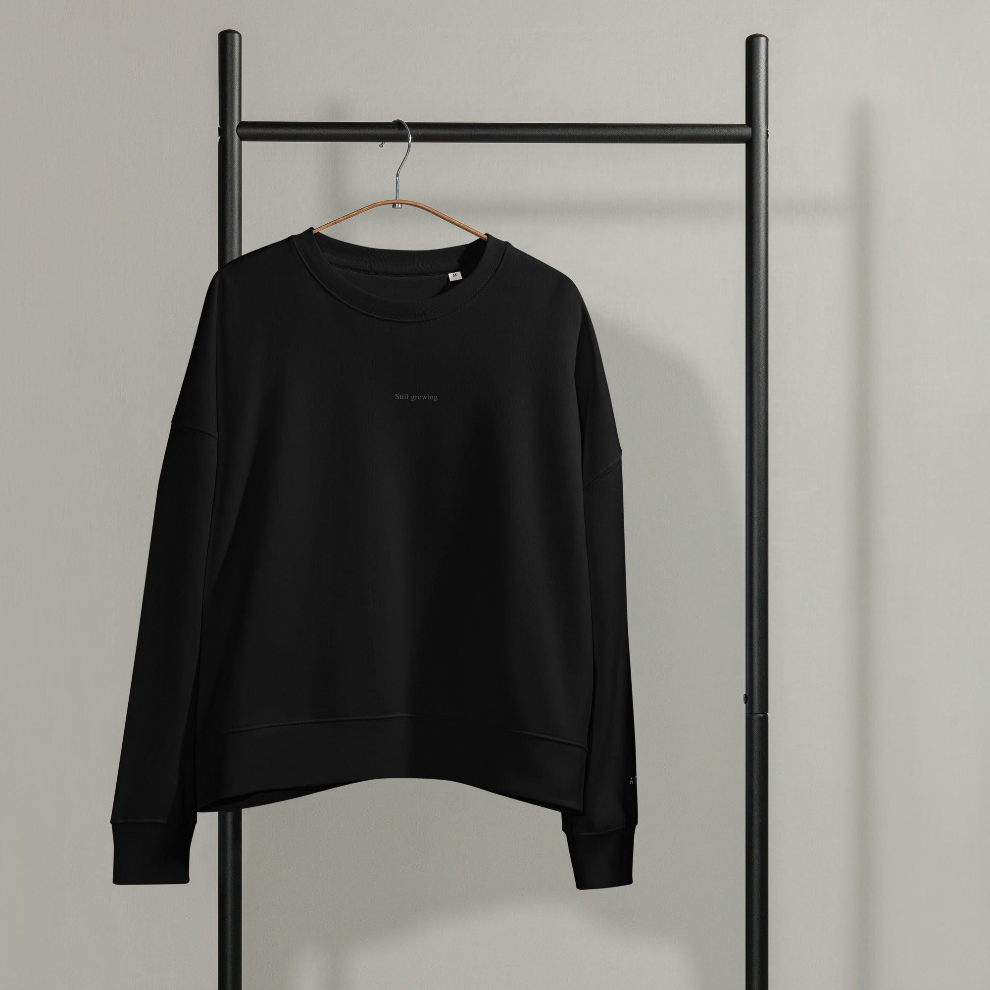 Amaryllis illustrated sweatshirt — nature-inspired art clothing, Wild Lines by Atme