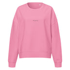 Wild Lines Amaryllis print sweatshirt — bold floral art on organic cotton, Atme