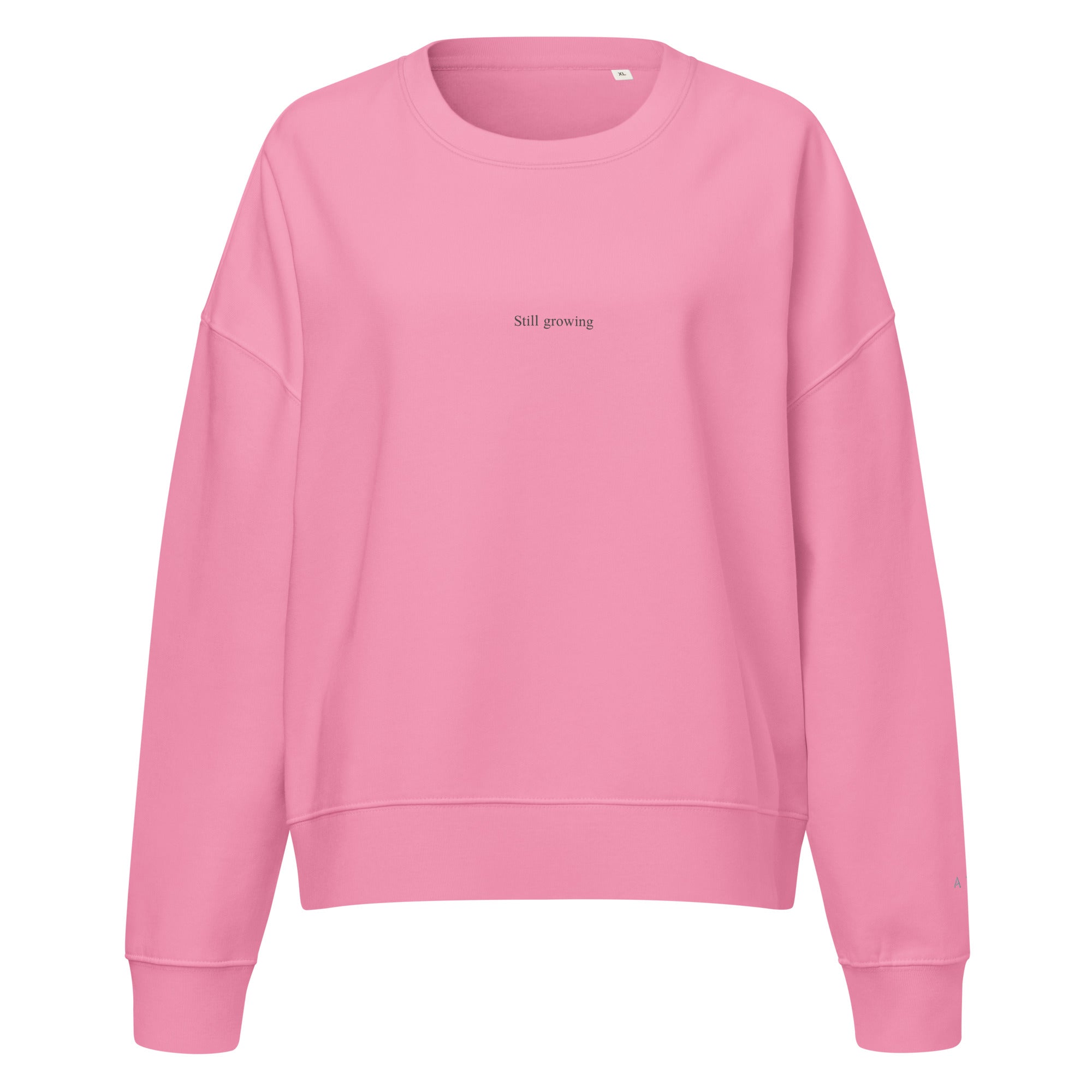 Wild Lines Amaryllis print sweatshirt — bold floral art on organic cotton, Atme